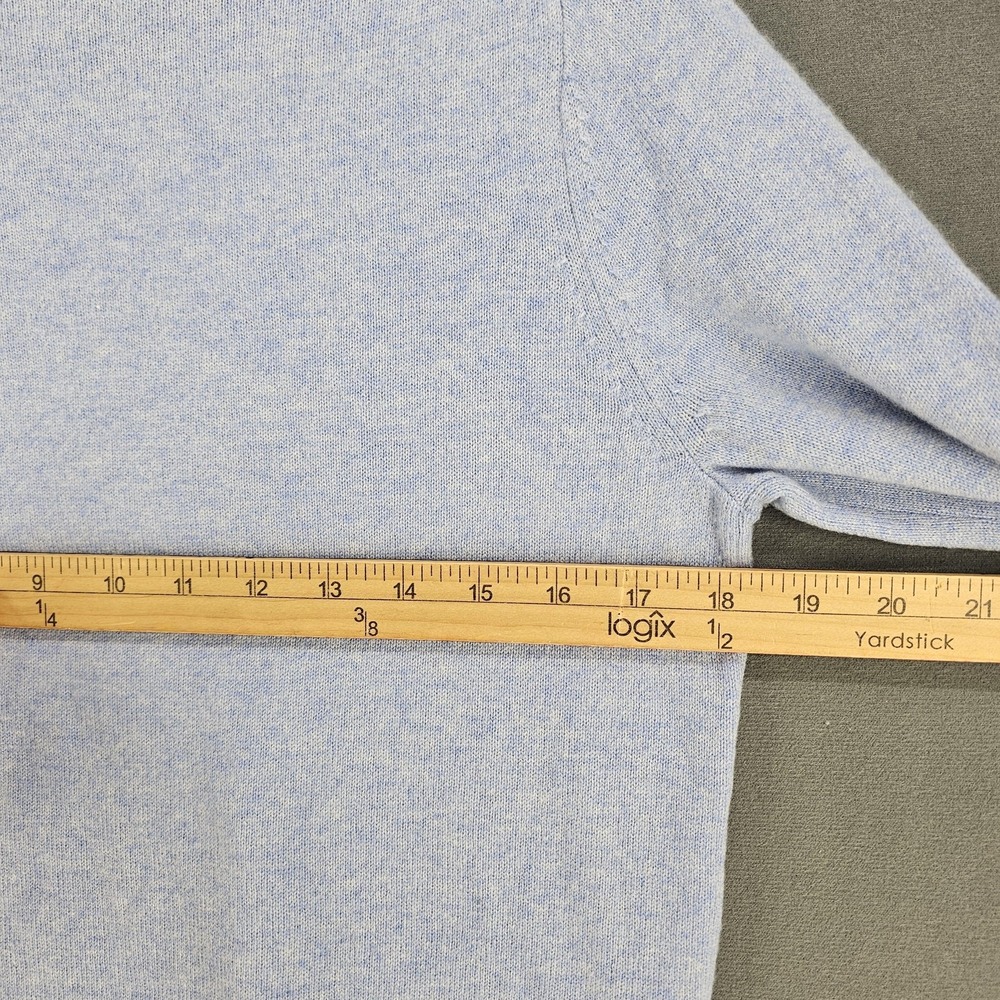 Everlane Sweater Womens Medium Blue Cashmere Crewneck Pullover Long Sleeve Soft - Picture 6 of 8